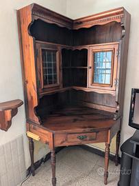 Credenza alzata pino massello rustico anni 80