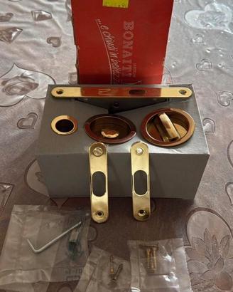 Serratura bonaiti oro per porta ad incasso
