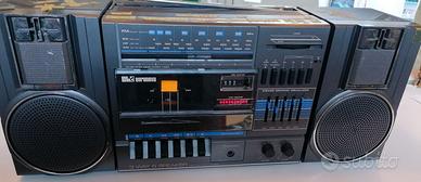 Stereo Portatile Vintage anni 80 con casse