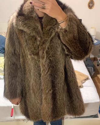 Pelliccia vera a pelo lungo vintage