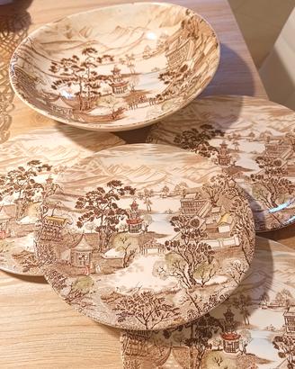 Piatti Vintage inglesi stile orientale