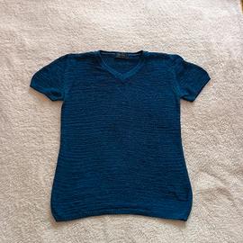 Maglia donna Gerani Gilmar blu trasparente S scoll