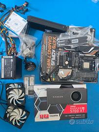 PC AMD 5900X X470 32gb DDR4 RX 5700 XT GPU PSU