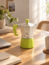 Caffettiera moka Mokaline color lime 3/4 tazze