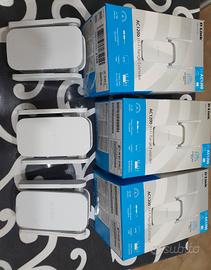 Lotto di 3 ripetitori WiFi D-LINK AC1200