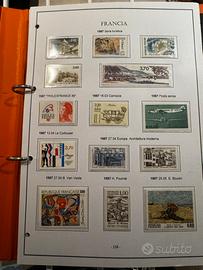 Francobolli Francia 1987 - 1994