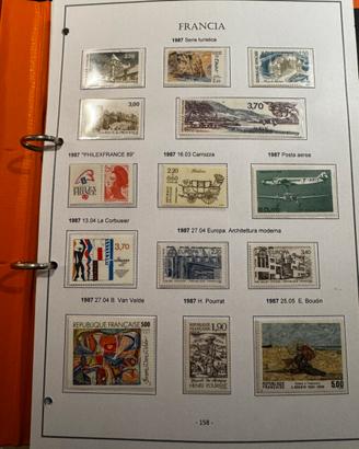 Francobolli Francia 1987 - 1994