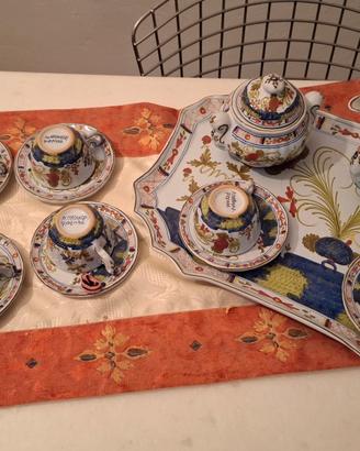 servito completo in ceramica di faenza