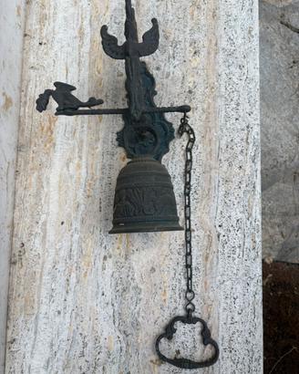 Campanello manuale a campana bronzo