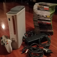 XBOX 360 console white e giochi