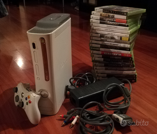 XBOX 360 console white e giochi