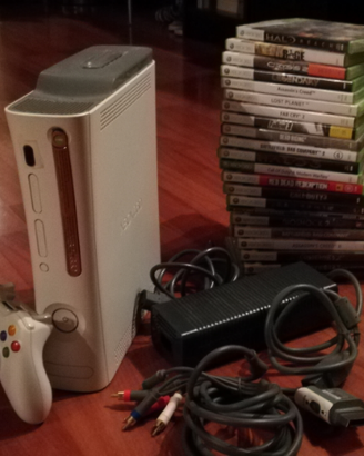 XBOX 360 console white e giochi