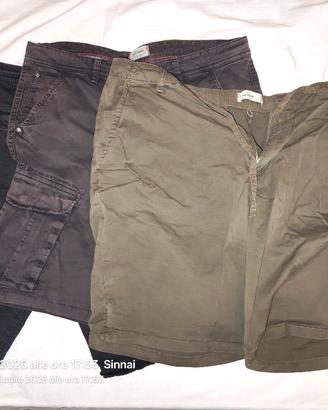 Tre paio pantaloncini corti uomo