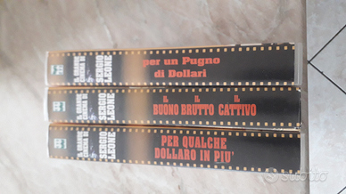 3 videocassette Sergio Leone