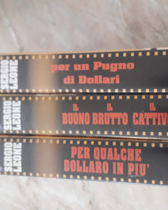 3 videocassette Sergio Leone