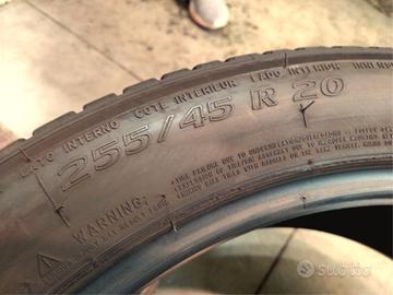 4 GOMME MICHELIN 255 45 20 ESTIVE AL 75/85%