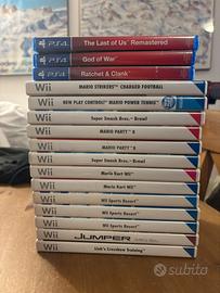 Lotto giochi playstation e wii