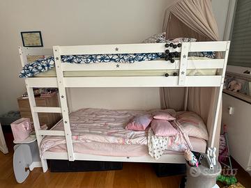 Struttura letto a castello ikea esclusi materassi