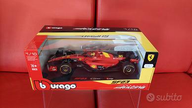 Burago Ferrari SF23 Italian GP Leclerc Scala 1/18