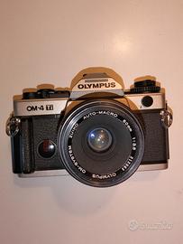 Olympus OM-4 Ti Titanio + Zuiko Auto-Macro 50mm f/