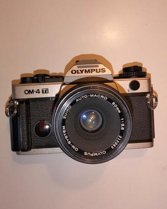 Olympus OM-4 Ti Titanio + Zuiko Auto-Macro 50mm f/