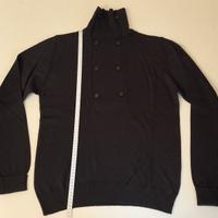 Maglione Imperial Nero XXL misto lana collo alto