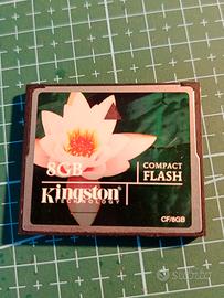 scheda compact flash 8GB