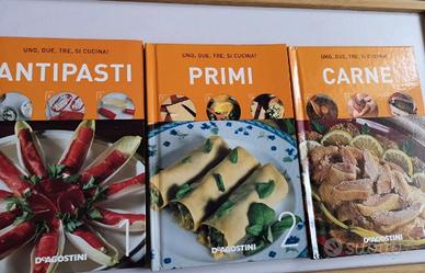 libri ricette de Agostini uno due tre
