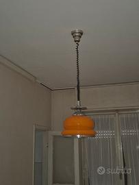 Lampada a sospensione vintage  anni '70 saliscendi