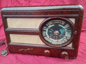 radio vintage Lambda Grillino Torino bachelite