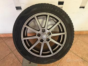 Gomme termiche 215/55 R17 98V + cerchi in lega