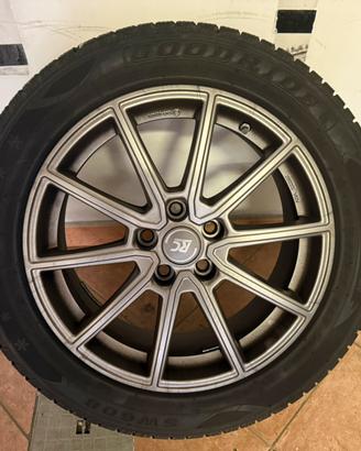 Gomme termiche 215/55 R17 98V + cerchi in lega