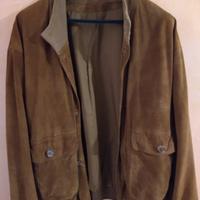 Giubbotto pelle scamosciato