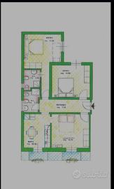 Quadrilocale con 3 camere da letto