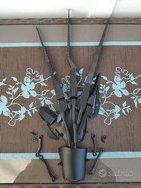 Edward mani di forbice Scissorhands cosplay 1:1 