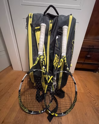 2 racchette babolat pure aero + borsone