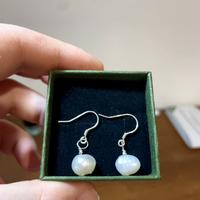 Orecchini in perle vere d’acqua dolce e argento925