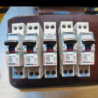 5 interruttori magnetotermico 1 polo