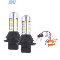 2 LAMPADE DRL BIANCHE FRECCIA A LED BAU15S