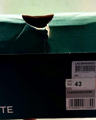 Scarpe LACOSTE Originali Taglia 43 – Nuove
