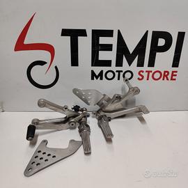 Pedane complete leva freno e pedale cambio Yamaha 