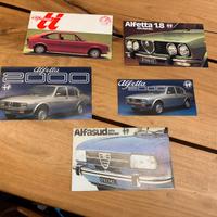 Depliant Brochures Alfa Romeo