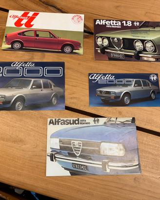 Depliant Brochures Alfa Romeo