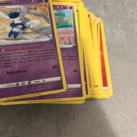 Carte pokemon comuni,energie,allenatori