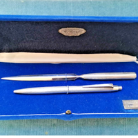 SET PENNA SFERA E TAGLIACARTE ARGENTO 925 1990