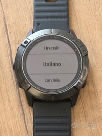 Orologio Garmin Fenix 6X Pro