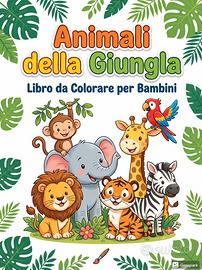 Libro da colorare bambini  – 10 pagine + copertina