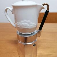 Caffettiera con Bricco in Ceramica Mulino Bianco