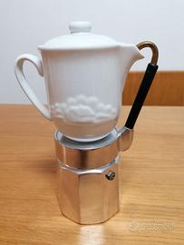 Caffettiera con Bricco in Ceramica Mulino Bianco