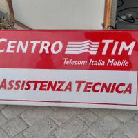 Insegna luminosa bifacciale CENTRO TIM
